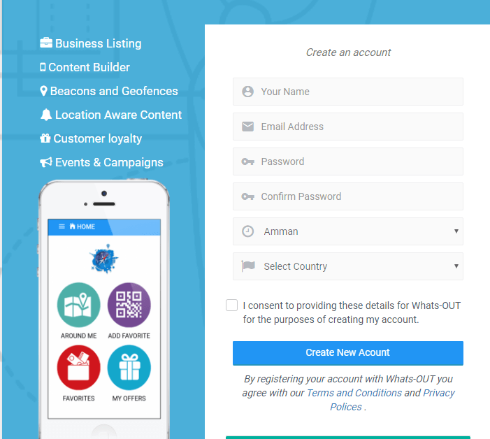 Register on Whats-OUT